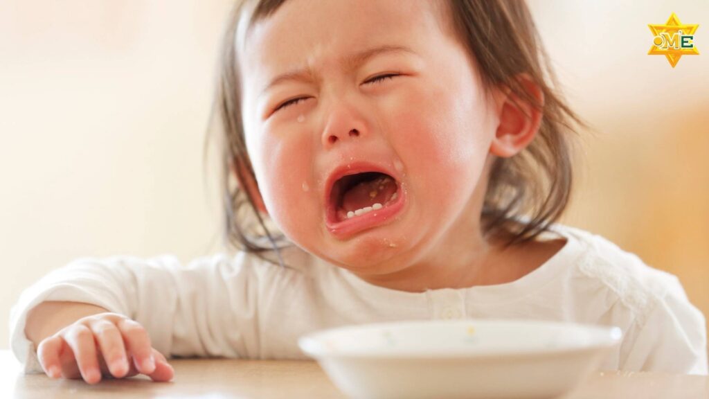 Trẻ biếng ăn, một dấu hiệu của thiếu máu ở trẻ em.