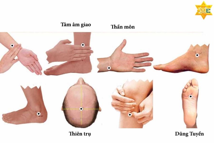 Bấm 3 huyệt chữa mất ngủ dễ áp dụng nhất